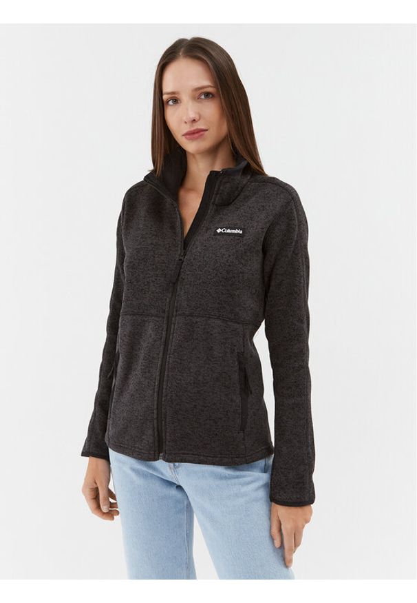 columbia - Columbia Polar W Sweater Weather™ Full Zip Czarny Regular Fit. Kolor: czarny. Materiał: syntetyk