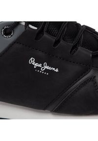 Pepe Jeans Sneakersy Tour Urban PMS30884 Czarny. Kolor: czarny. Materiał: skóra
