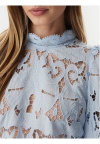 Morgan Bluzka 261-OMBRAK Niebieski jasny Regular Fit. Kolor: niebieski. Materiał: syntetyk #4