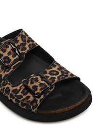 D.Franklin Klapki DFSH407011 Brązowy. Kolor: brązowy. Materiał: materiał #6