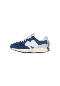 Buty do chodzenia męskie New Balance Nb 327. Zapięcie: sznurówki. Kolor: niebieski. Materiał: materiał, tkanina, skóra. Szerokość cholewki: normalna. Sport: turystyka piesza
