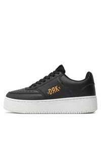 Dorko Sneakersy 90 Classic Platform DS24S20W Czarny. Kolor: czarny. Materiał: materiał. Obcas: na platformie #5