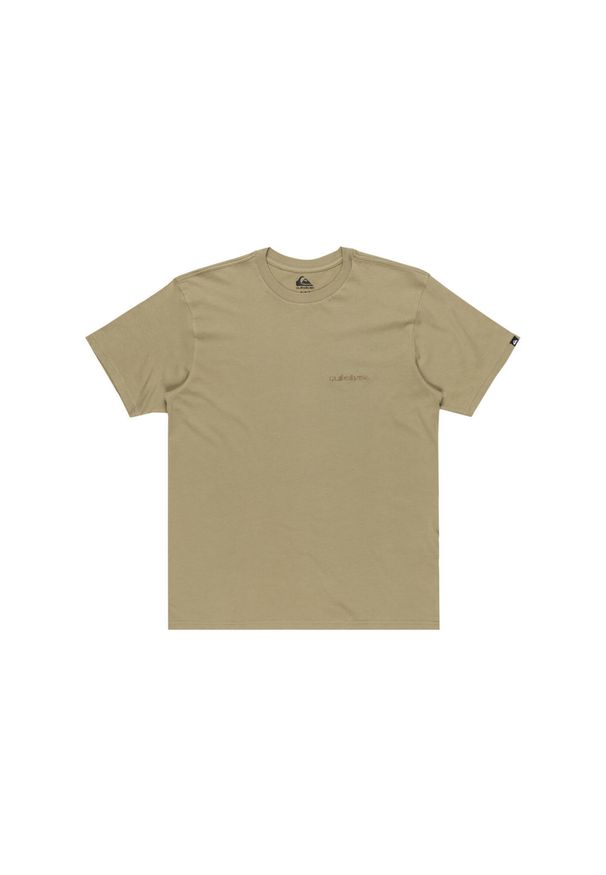 Quiksilver - Koszulka z krótkim rękawem dla Mężczyzn SALT WATER Beżowy. Kolor: beżowy. Materiał: materiał, bawełna. Długość rękawa: krótki rękaw. Długość: krótkie