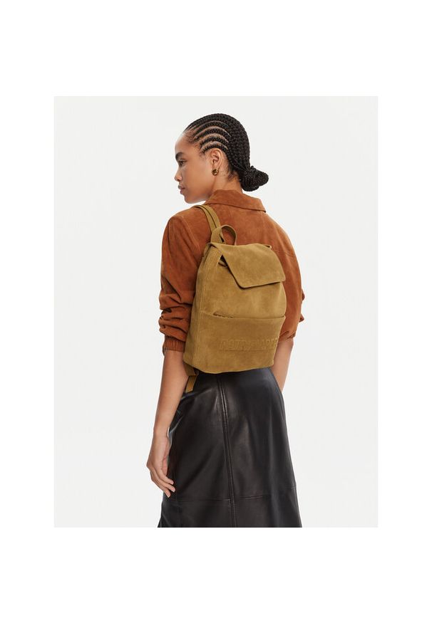 Plecak Patrizia Pepe. Kolor: beżowy