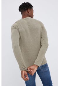 Tom Tailor - Sweter. Okazja: na co dzień. Kolor: zielony. Materiał: dzianina, bawełna. Długość rękawa: długi rękaw. Długość: długie. Styl: casual #5