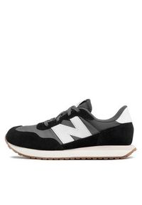 New Balance Sneakersy GS237PF Czarny. Kolor: czarny. Materiał: materiał #7