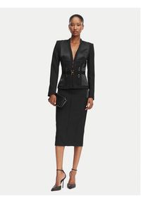 Elisabetta Franchi Spódnica ołówkowa GO-148-62E2-V440 Czarny Slim Fit. Kolor: czarny. Materiał: syntetyk #5