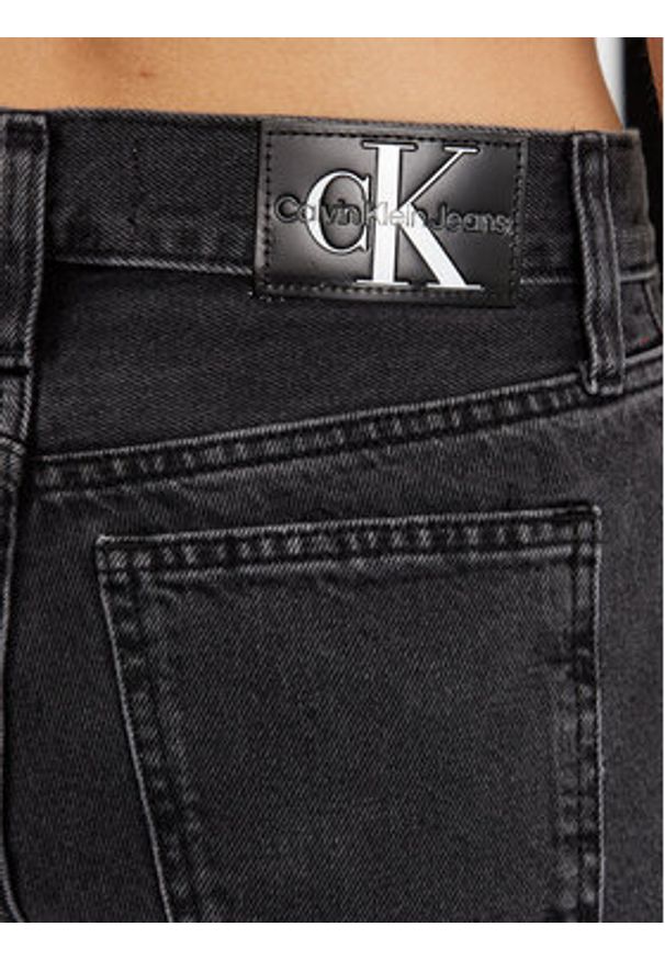 Calvin Klein Jeans Jeansy J20J221234 Czarny Straight Leg. Kolor: czarny