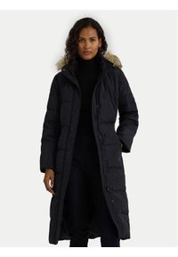 Lauren Ralph Lauren - LAUREN RALPH LAUREN Płaszcz zimowy 297957518004 Granatowy Regular Fit. Kolor: niebieski. Materiał: syntetyk. Sezon: zima
