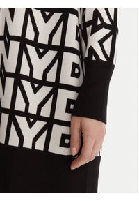 DKNY Kardigan P5MXAX88 Écru Relaxed Fit. Materiał: wiskoza #4