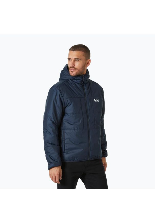 Kurtka puchowa męska Helly Hansen Flex Ins. Kolor: niebieski. Materiał: puch. Sport: turystyka piesza