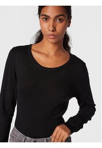 ICHI Sweter Mafa 20102553 Czarny Slim Fit. Kolor: czarny. Materiał: wiskoza #5