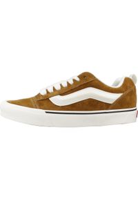 Tenisówki Vans Model Knu Skool Kolor Brązowy. Kolor: brązowy. Materiał: tkanina