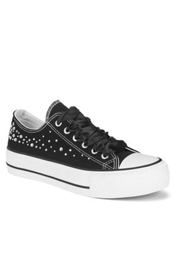 DeeZee Trampki WFA2791-1 Czarny. Kolor: czarny. Materiał: materiał