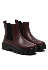 Timberland Sztyblety TB0A2QHQC601 Bordowy. Kolor: czerwony. Materiał: skóra