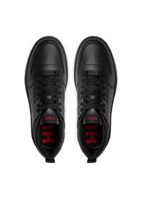 Hugo Sneakersy Kilian 50509365 10240740 01 Czarny. Kolor: czarny. Materiał: skóra #5