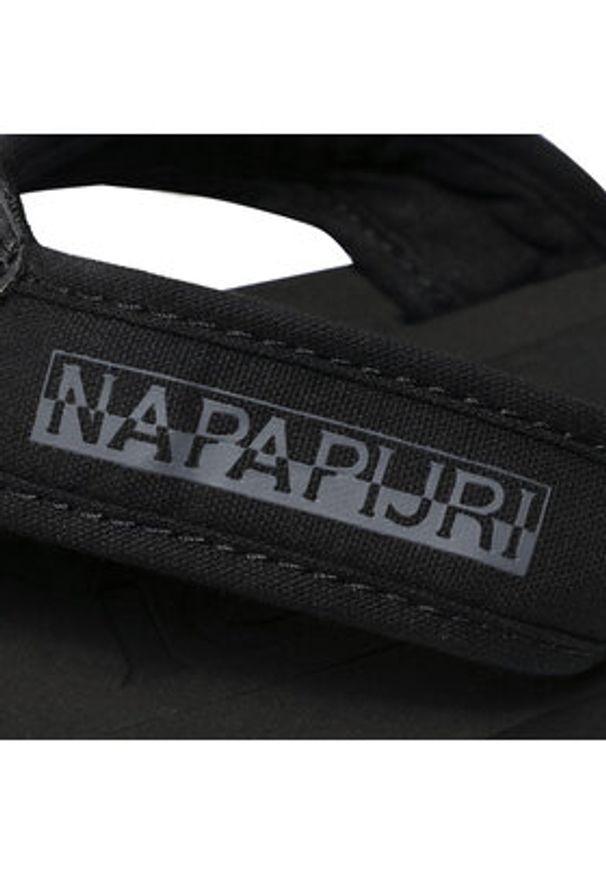 Napapijri Japonki NP0A4FTT Czarny. Kolor: czarny. Materiał: materiał
