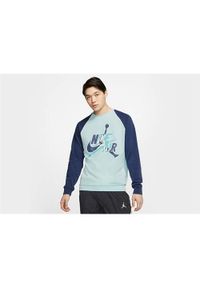 Bluza sportowa męska Nike Air Jordan Jumpman Classics. Kolor: wielokolorowy, niebieski. Sport: koszykówka