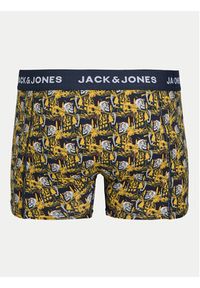 Jack & Jones - Jack&Jones Komplet 3 par bokserek 12259093 Granatowy. Kolor: niebieski. Materiał: bawełna #4