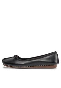 Clarks Baleriny Freckle Ice 203529294 Czarny. Kolor: czarny. Materiał: skóra #7