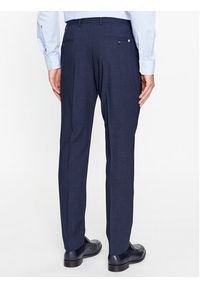 BOSS - Boss Spodnie materiałowe 50502469 Granatowy Slim Fit. Kolor: niebieski. Materiał: wełna, wiskoza #4