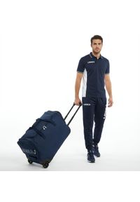 LEGEA - Trolley podróżny SALERNO 59 x 32 x 32 cm. Kolor: niebieski. Wzór: haft. Styl: sportowy #1