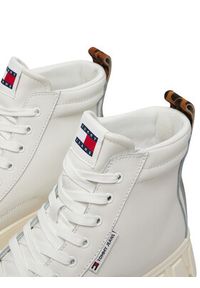 Tommy Jeans Sneakersy Tjw Vulc Flatform Leopard EN0EN02858 Biały. Kolor: biały. Materiał: skóra #5