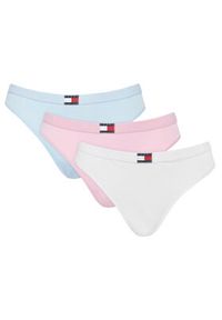 TOMMY HILFIGER - Tommy Hilfiger Komplet stringów UW0UW06139 Kolorowy. Materiał: bawełna. Wzór: kolorowy #4