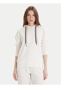 BOSS - Boss Bluza CP Stripe 50524760 Écru Regular Fit. Kolor: kremowy. Materiał: bawełna #1