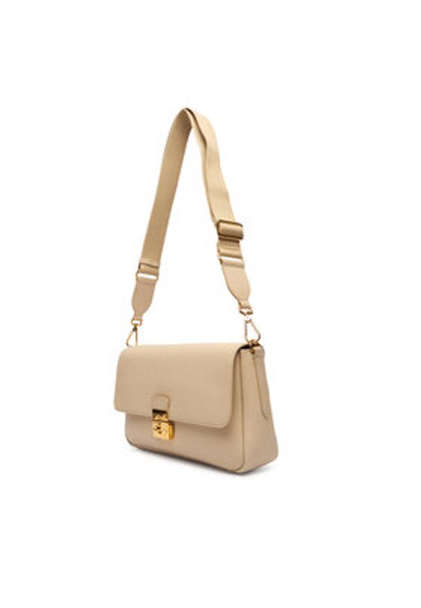 Coccinelle Torebka U4K Coccinelle C-Me Lock E1 U4K 12 01 01 Beżowy. Kolor: beżowy. Materiał: skórzane