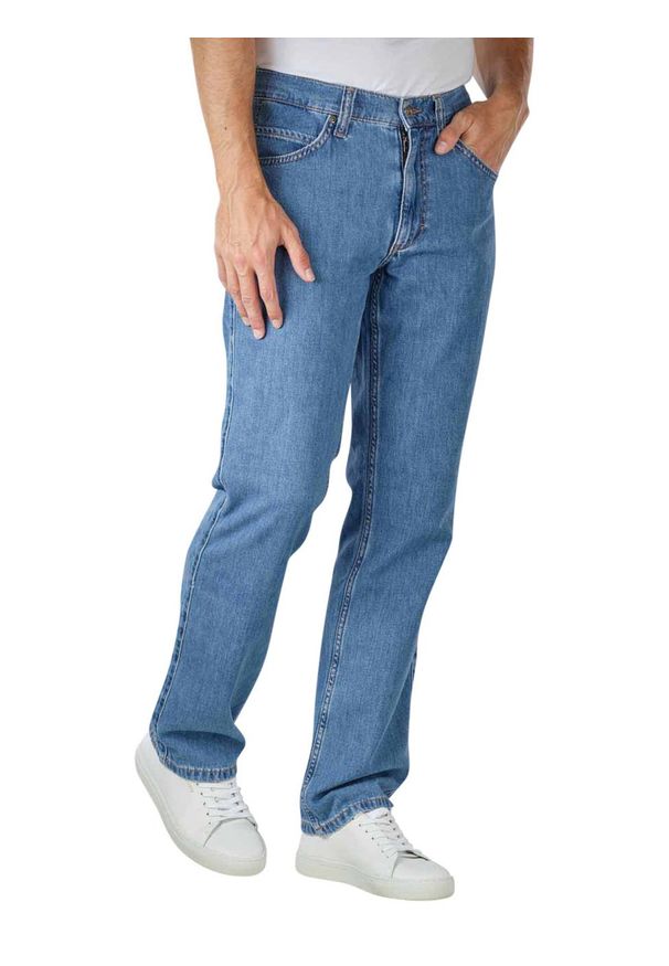 Mustang - MUSTANG TRAMPER STRAIGHT MĘSKIE SPODNIE JEANSOWE DENIM BLUE 1013975 5000 413