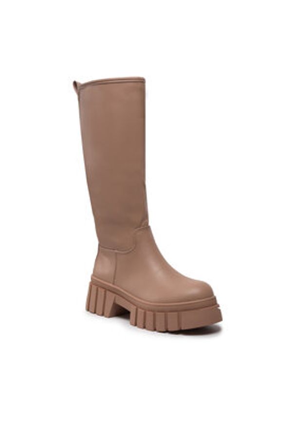 DeeZee Kozaki ZAL90099Y-3 Brązowy. Kolor: brązowy. Materiał: skóra