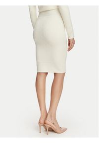 Marciano Guess Spódnica ołówkowa G6YD07 Z1013 Kremowy Slim Fit. Kolor: kremowy. Materiał: wiskoza #4