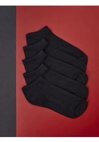 Sinsay - Skarpetki 5 pack - czarny. Kolor: czarny
