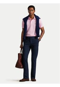 Polo Ralph Lauren Polo 710941439502 Różowy jasny Custom Slim Fit. Typ kołnierza: polo. Kolor: różowy. Materiał: bawełna #2