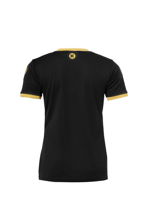 KEMPA - Damska koszulka Kempa Curve. Kolor: żółty, wielokolorowy, czarny. Materiał: materiał