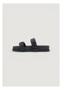 Armani Exchange Klapki XW002574 AF22799 UC001 Czarny. Kolor: czarny. Materiał: skóra #2