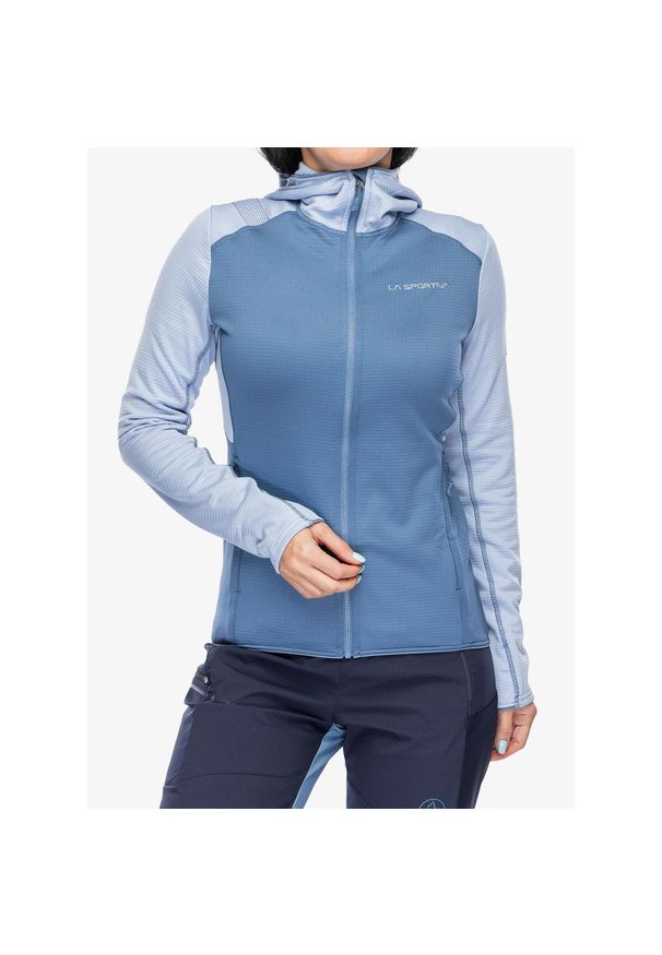 LA SPORTIVA - Bluza z kapturem damska La Sportiva Upendo Hoody. Typ kołnierza: kaptur. Kolor: niebieski. Sezon: zima. Sport: narciarstwo