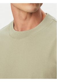 Hugo - HUGO T-Shirt Dapolino 50488330 Zielony jasny Regular Fit. Kolor: zielony. Materiał: bawełna #2