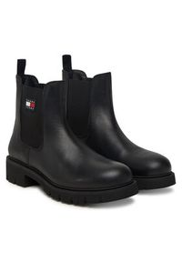 Tommy Jeans Sztyblety Tjw Chelsea Leather Boot EN0EN02825 Czarny. Kolor: czarny. Materiał: skóra #5