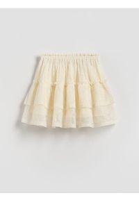 Reserved - Tiulowa spódnica - złamana biel. Materiał: tiul #1