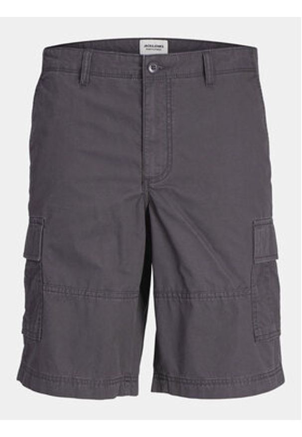 Jack & Jones - Jack&Jones Szorty materiałowe Jpstcole 12253222 Czarny Loose Fit. Kolor: czarny. Materiał: bawełna