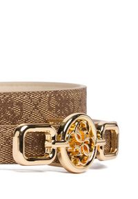 Guess Pasek Damski 180356 Kolorowy. Kolor: beżowy. Materiał: skóra. Wzór: kolorowy #3