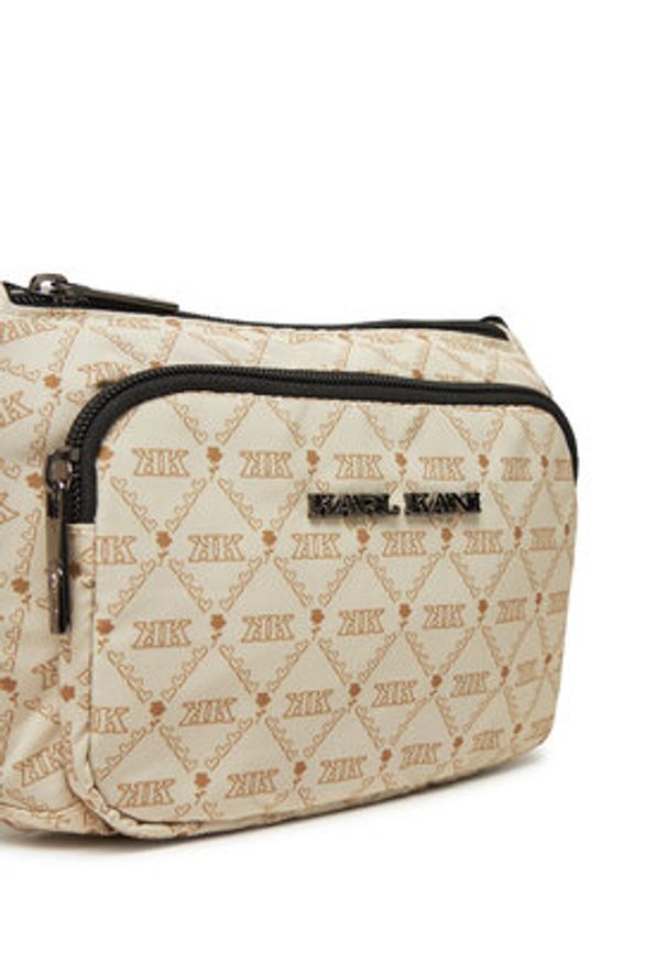 Karl Kani Saszetka nerka Kk Retro Kani Monogram Aop 40030022 Beżowy. Kolor: beżowy. Materiał: materiał