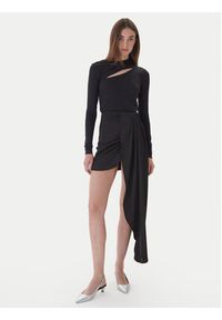 Pinko - PINKO Bluzka Corazon 106085 A308 Czarny Regular Fit. Kolor: czarny. Materiał: syntetyk #3