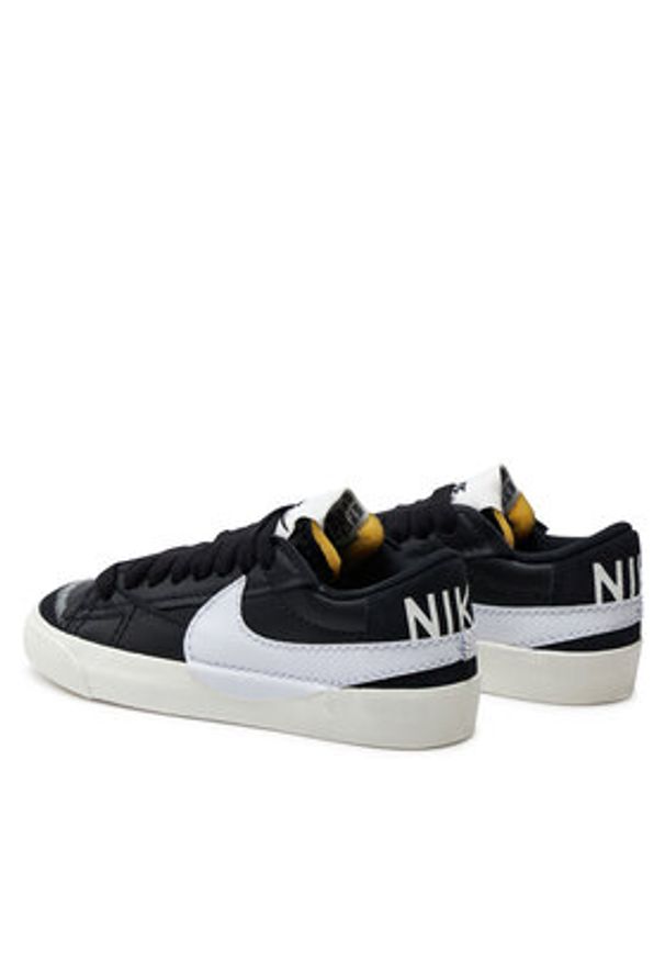 Nike Sneakersy Blazer Low '77 Jumbo FD9858 001 Czarny. Kolor: czarny. Materiał: skóra