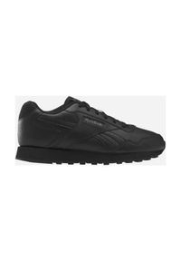 Buty do chodzenia damskie Reebok Glide. Kolor: czarny. Materiał: guma, skóra, tkanina, materiał, syntetyk. Szerokość cholewki: normalna. Sport: turystyka piesza