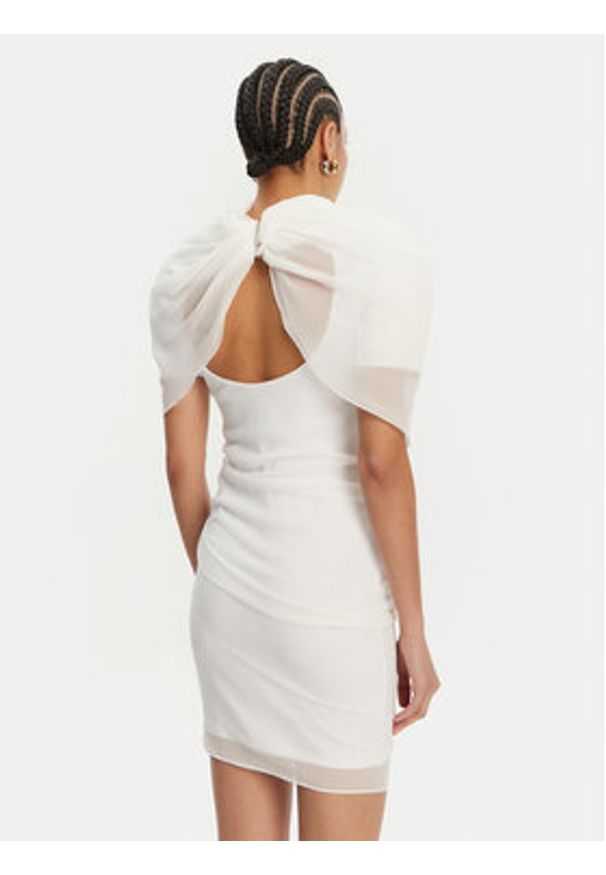 JACQUEMUS Sukienka koktajlowa 24H251DR130-1555 Biały Regular Fit. Kolor: biały. Materiał: syntetyk. Styl: wizytowy