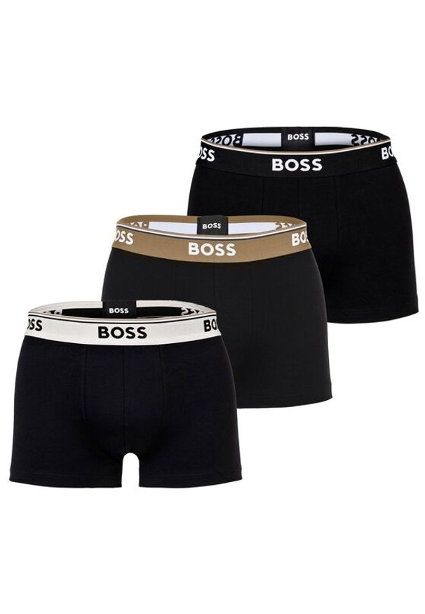 BOSS Komplet 3 par bokserek 50531684 Czarny. Kolor: czarny. Materiał: bawełna