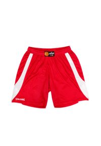 SPALDING - Szorty damskie Spalding Jam. Kolor: czerwony. Długość: krótkie. Sport: koszykówka #1
